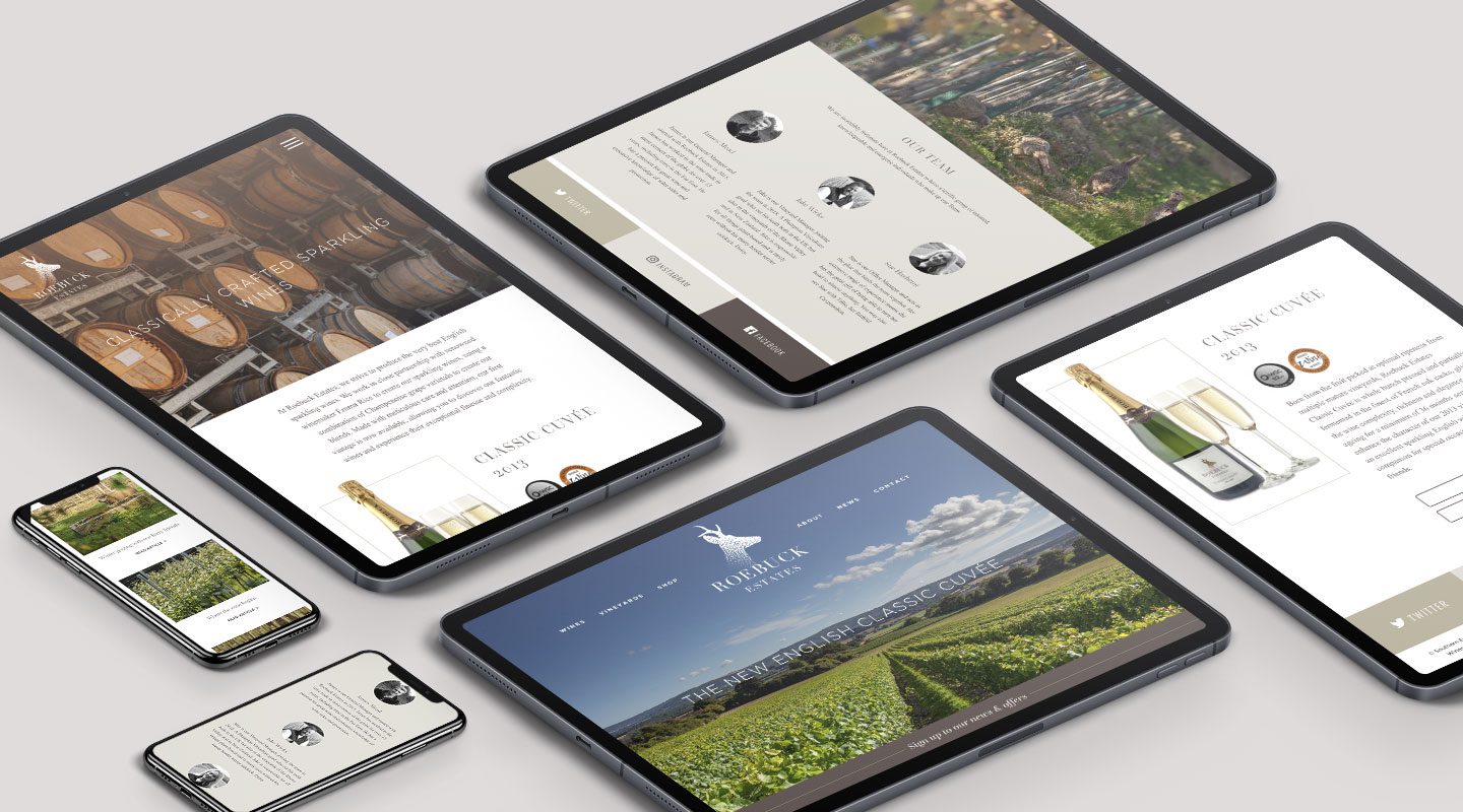 Roebuck Website on different devices
