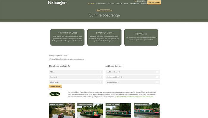 Foxhangers Website