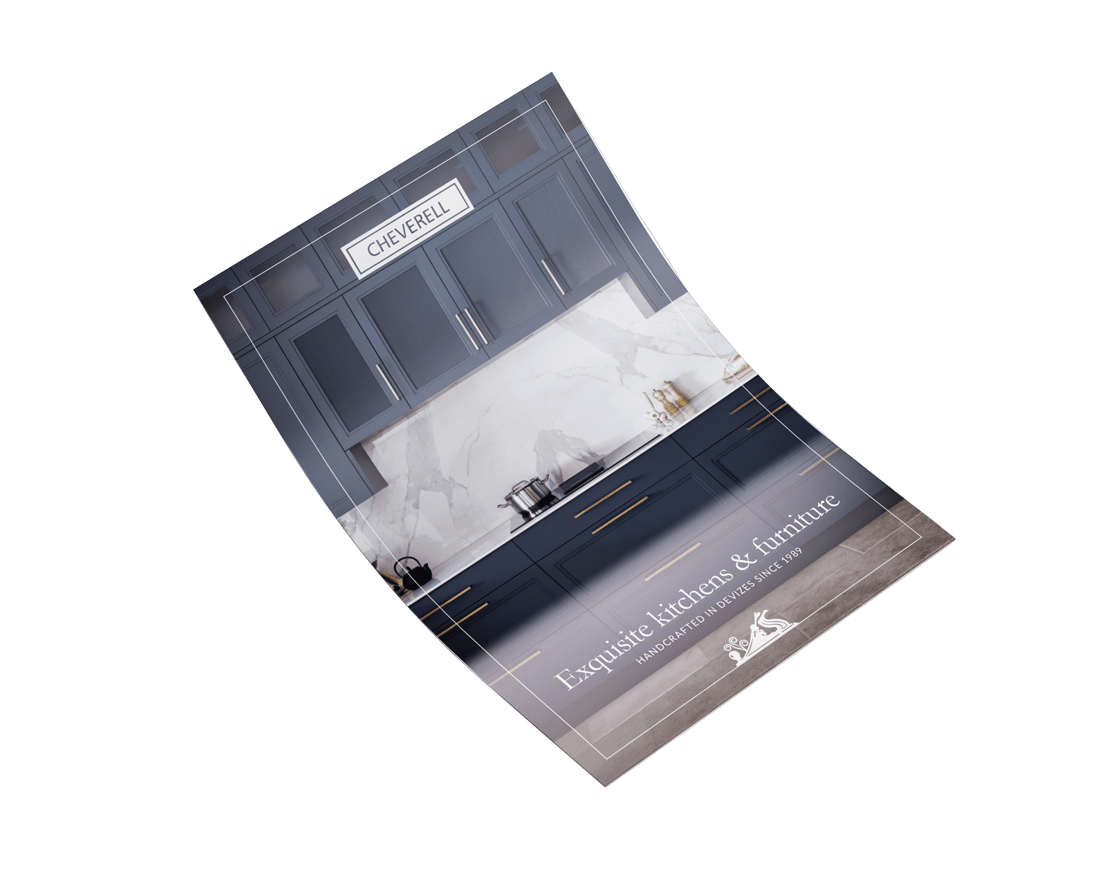 Cheverell A5 flyer mocked up floating