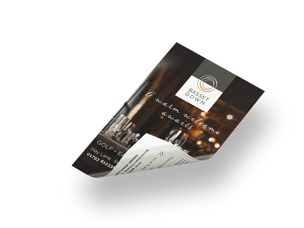 Basset Down menu mockup