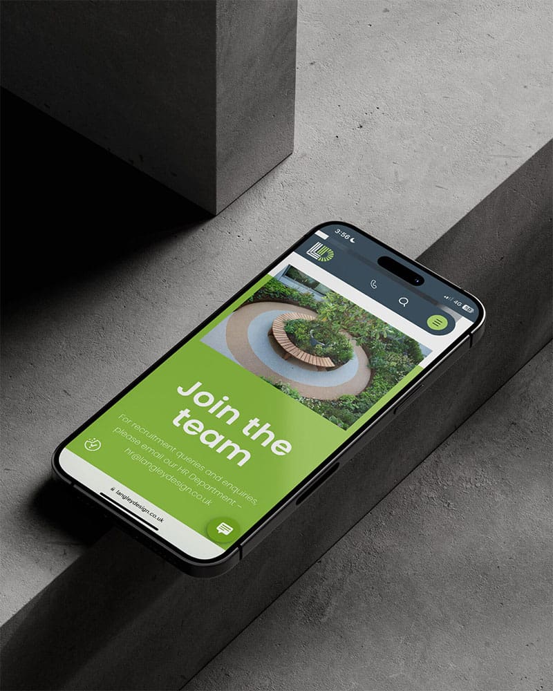 Langley website on mobile