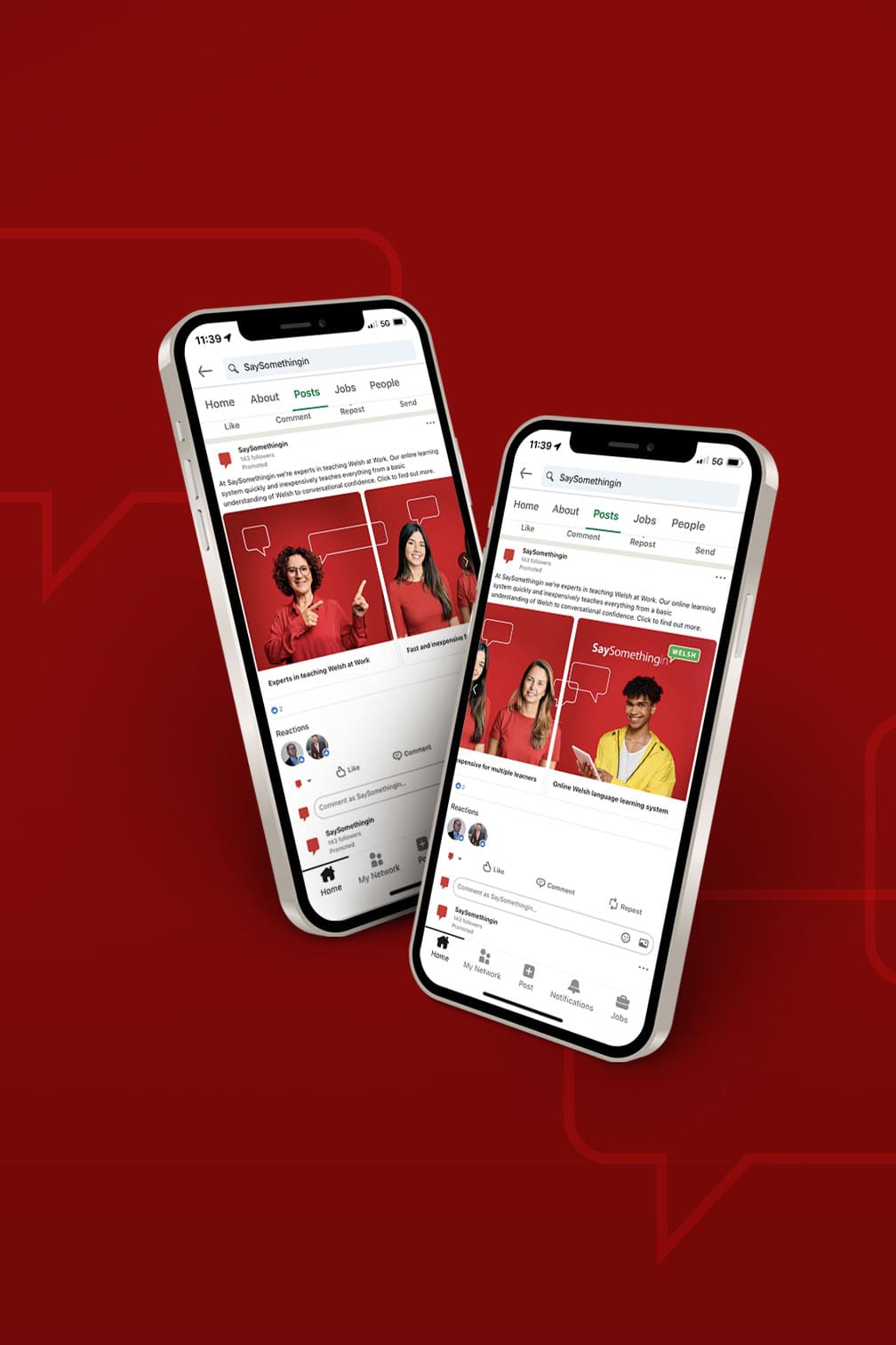 SaySomethingin Linkedin Advertising