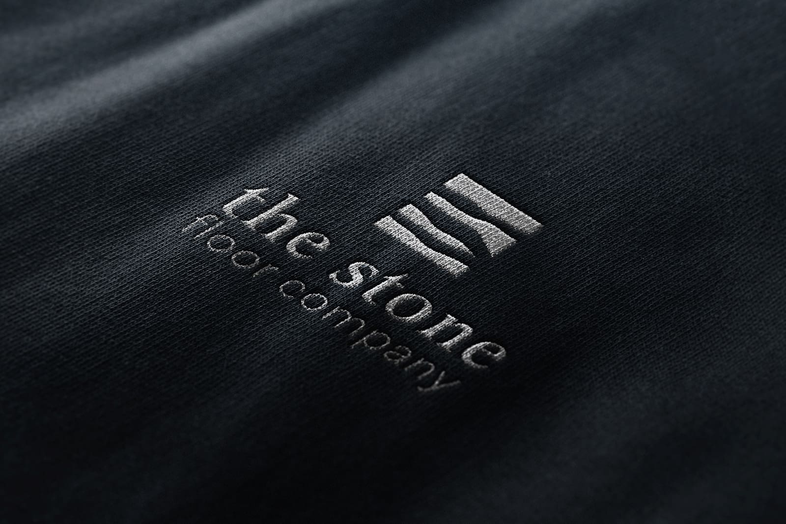 Stone floor logo on wearables
